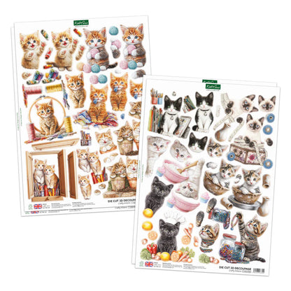 Collection de découpes et de décopatch Chatons Ingénieux