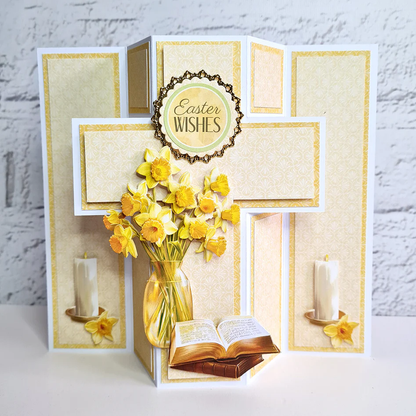 Die Cut Decoupage – Daffodil Window (pack of 3)