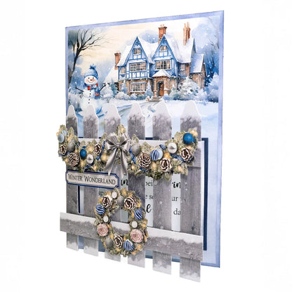 Katy Sue Die Cut Decoupage – Christmas Floral Embellishments, Winter (pack of 3)