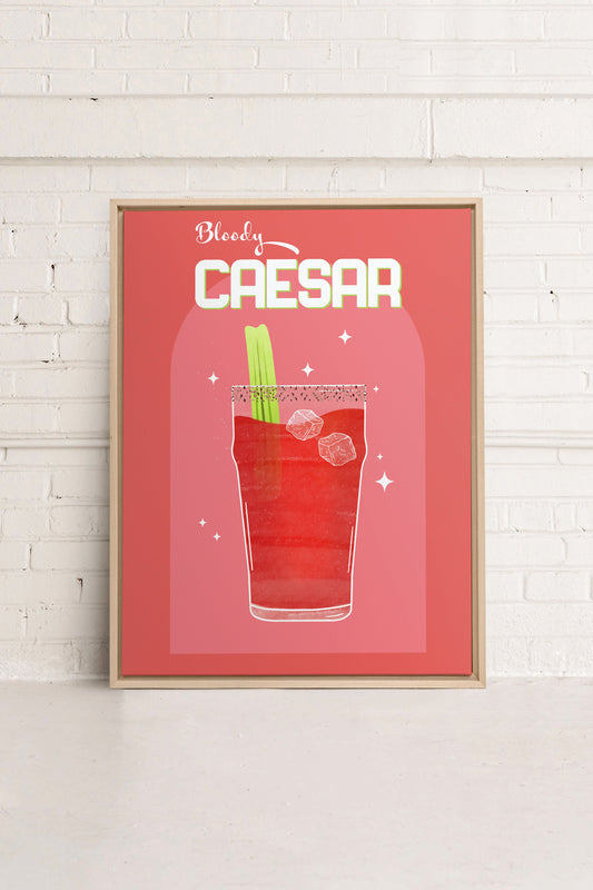 BLOODY CAESAR, Œuvre sur toile tendue