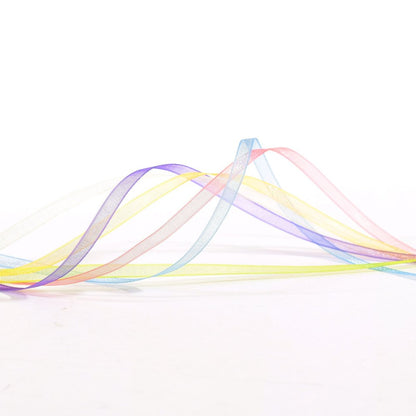Vaessen Creative Ruban Organza 6 Couleurs 3mmx2m Printemps