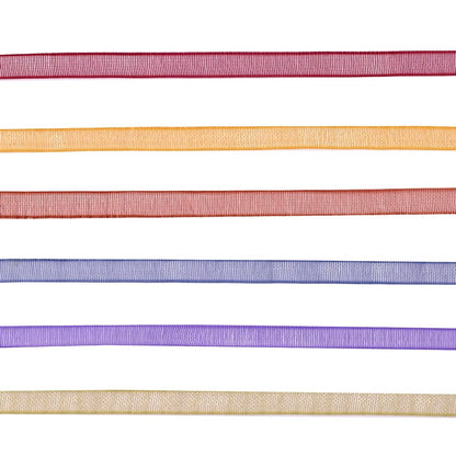 Vaessen Creative Organza Set 6 Colors 3mmx2m Autumn