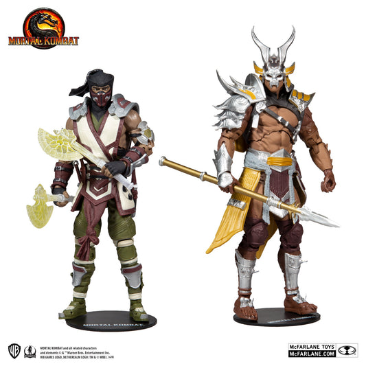 MCFARLANE TOYS - SUB-ZERO CONTRE SHAO KAHN - Pack de 2 figurines