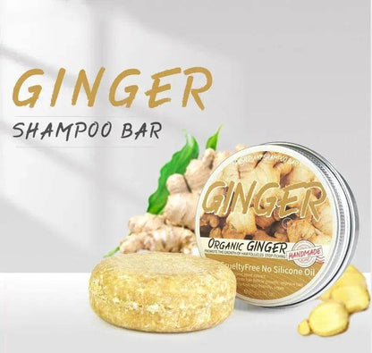 Ginger Plant Shampoo Bar Soap Anti-dandruff Refreshing