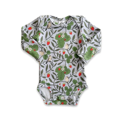 Baby Long-Sleeve Bamboo Onesie | Adventure