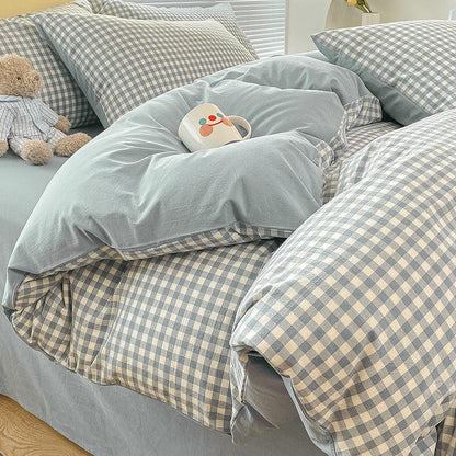 Pure Cotton Class A Four-piece Quilt Cover Household Pure Cotton Bed Sheet Duvet Cover