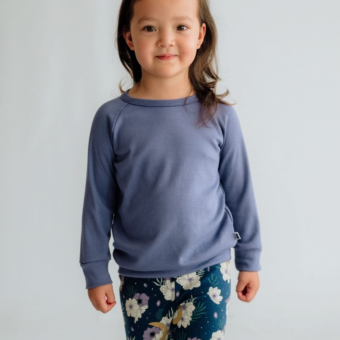 Baby/Kids' Bamboo Raglan Pullover | Dusty Lilac