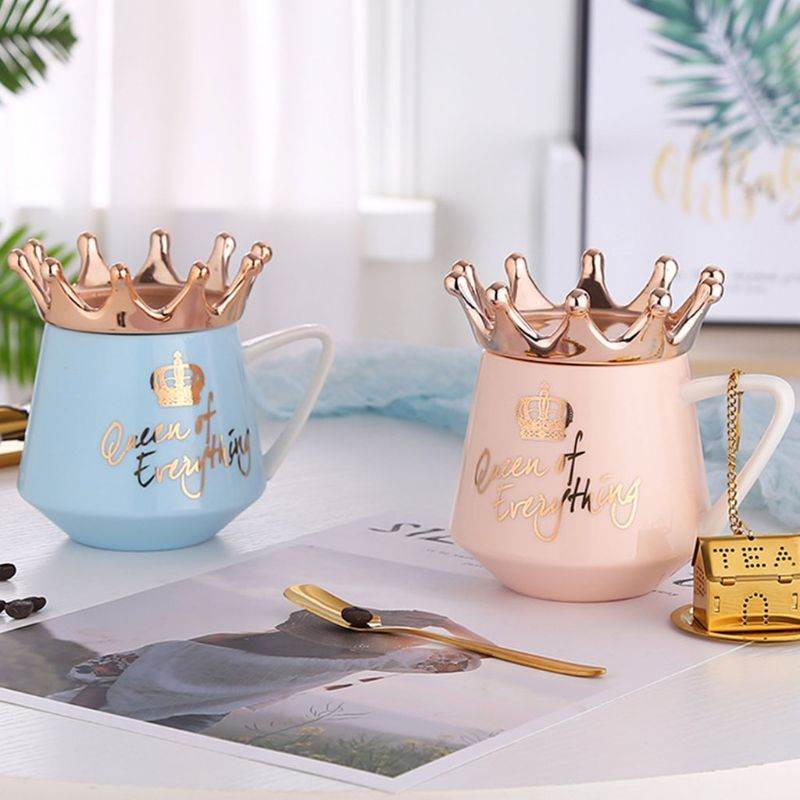 Mug créatif couronne royale de luxe