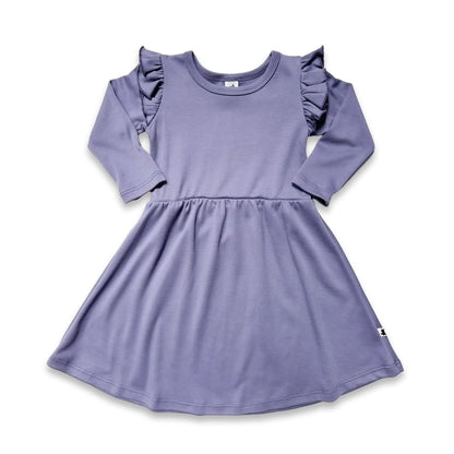 Baby/Kids' Bamboo Harper Dress | Dusty Lilac