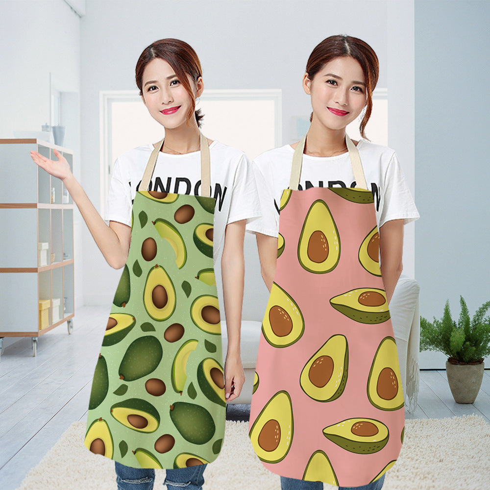 Cotton and linen apron