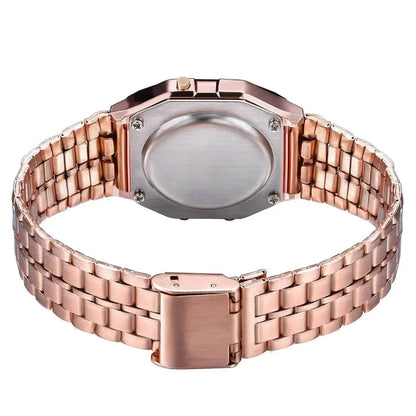 WR F91W Stainless Steel chain Electronic Watch
