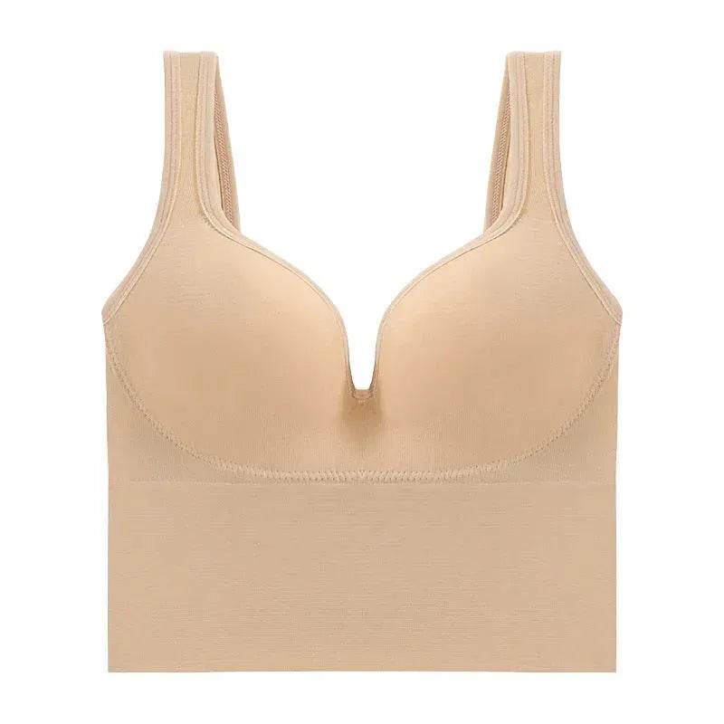 Acheter un débardeur avec soutien-gorge push-up intégré Débardeur caraco Soutien-gorge haut tendance