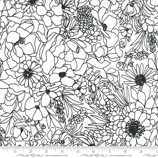 Illustrations par Alli K pour Moda - Modern Florals - Papier