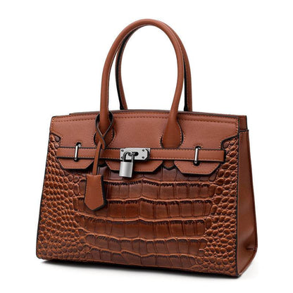 Trendy crocodile pattern Cooperate Work Handbag for Ladies