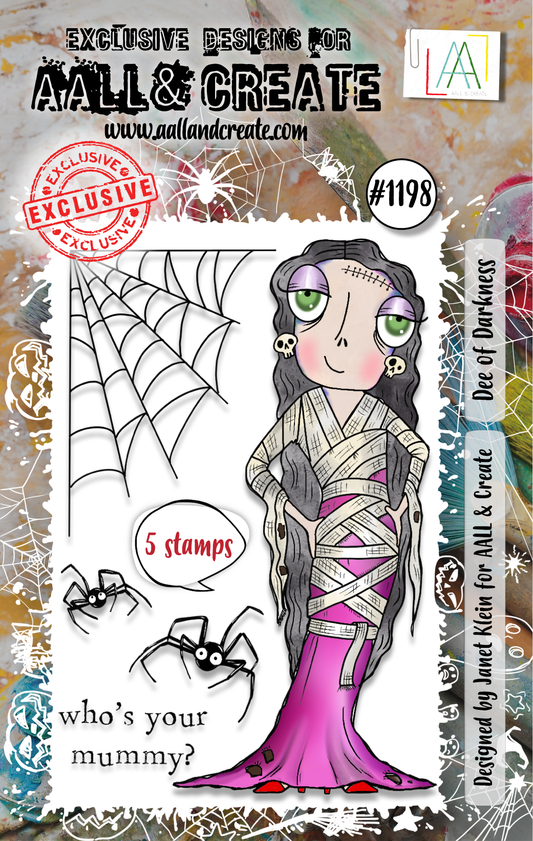 AALL and Create - Set de tampons A7 - Dee of Darkness