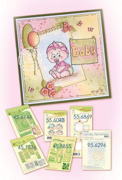 Lecreadesign Combi Clear Stamp Baby Boy & Girl