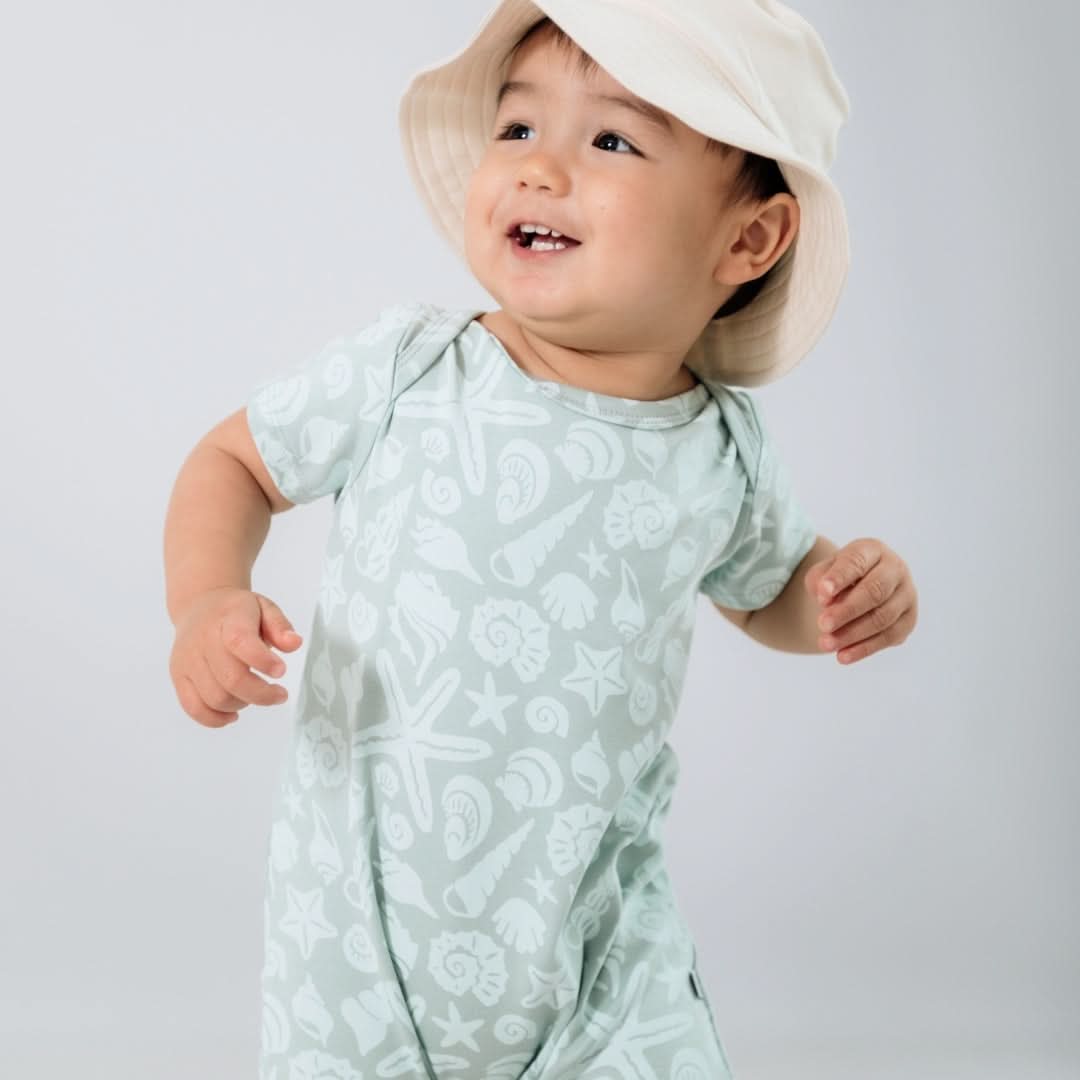 Baby Bamboo Shorts Romper | Digging It