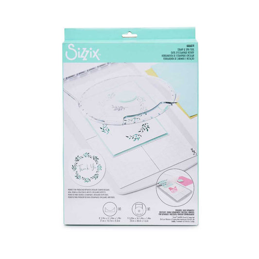 Sizzix Stencil & Stamp Tool Accessory Stamp & Spin Tool