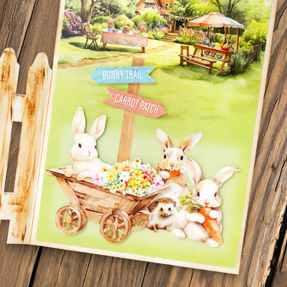 Spring Animals Die Cut Embellishments, 3 sheets