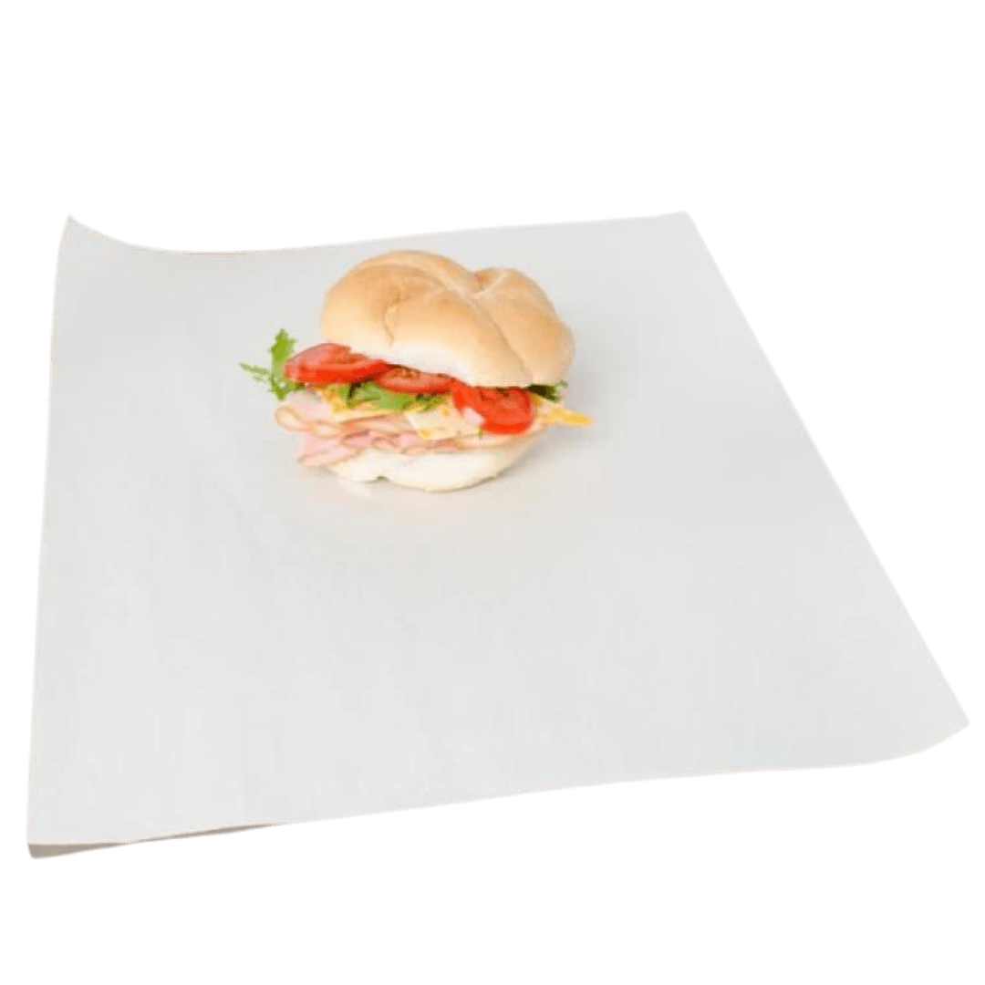 12" x 12" White Wax Paper