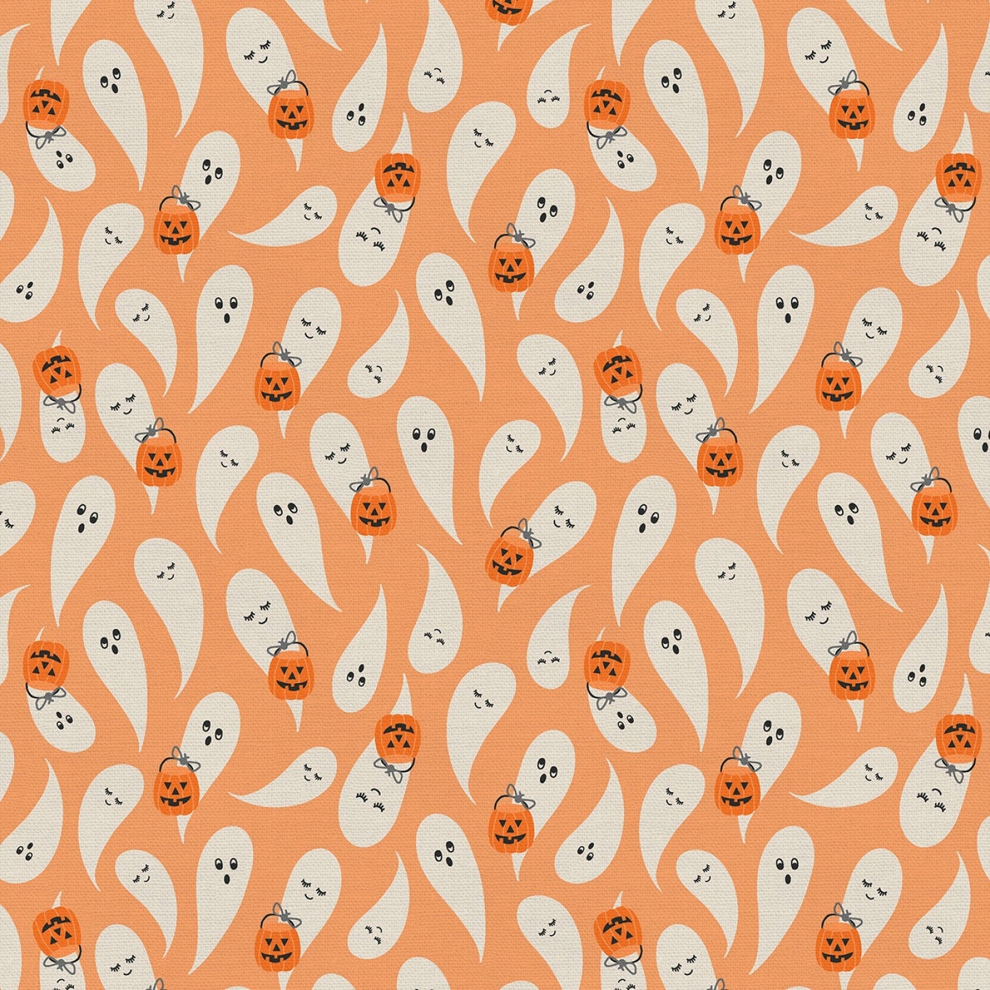 Tricks & Treats - Ghost Glide Orange par Paintbrush Studio