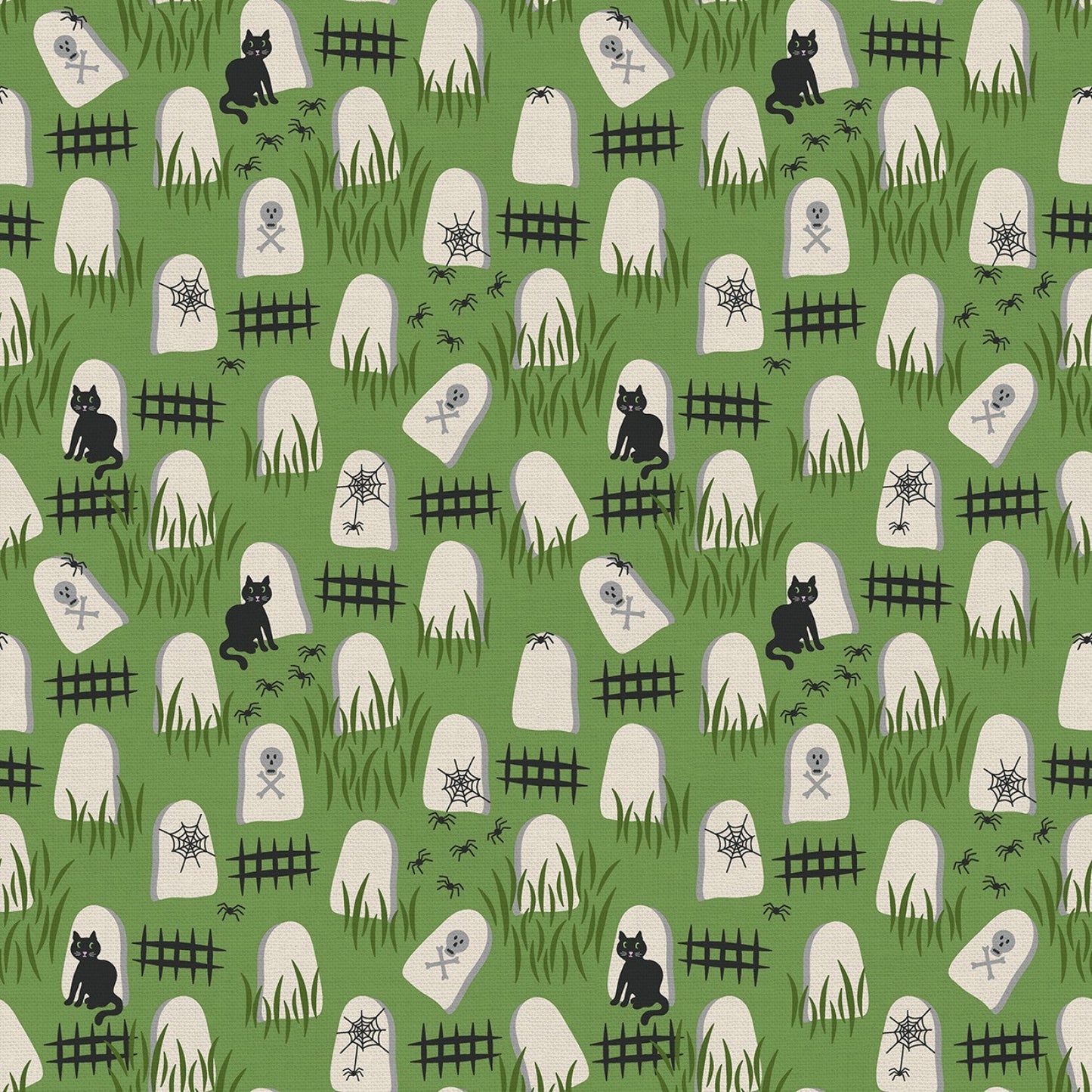 Tricks & Treats -Graveyard Green by Paintbrush Studio