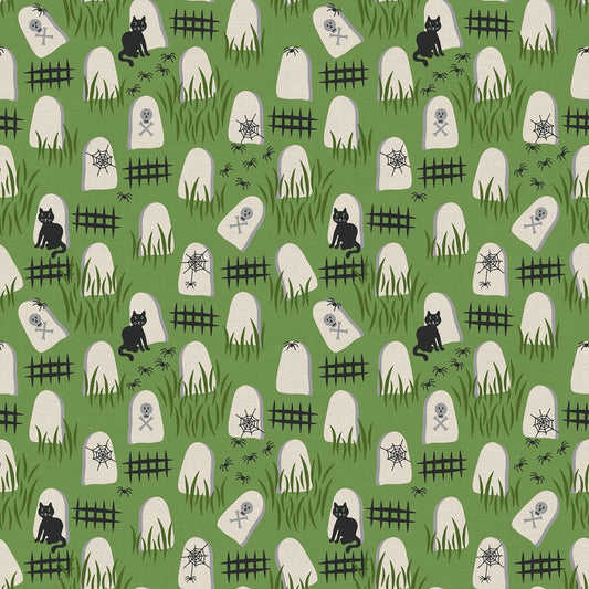 Tricks & Treats -Graveyard Green by Paintbrush Studio