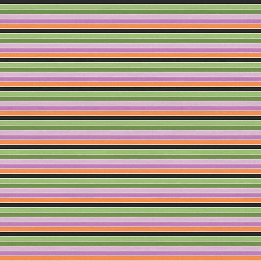 Tricks & Treats - Stripe Multi by Paintbrush Studio