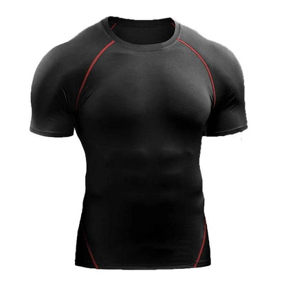 Quick Drying Men Short Sleeve Exercise Running Workout T-shirt Top