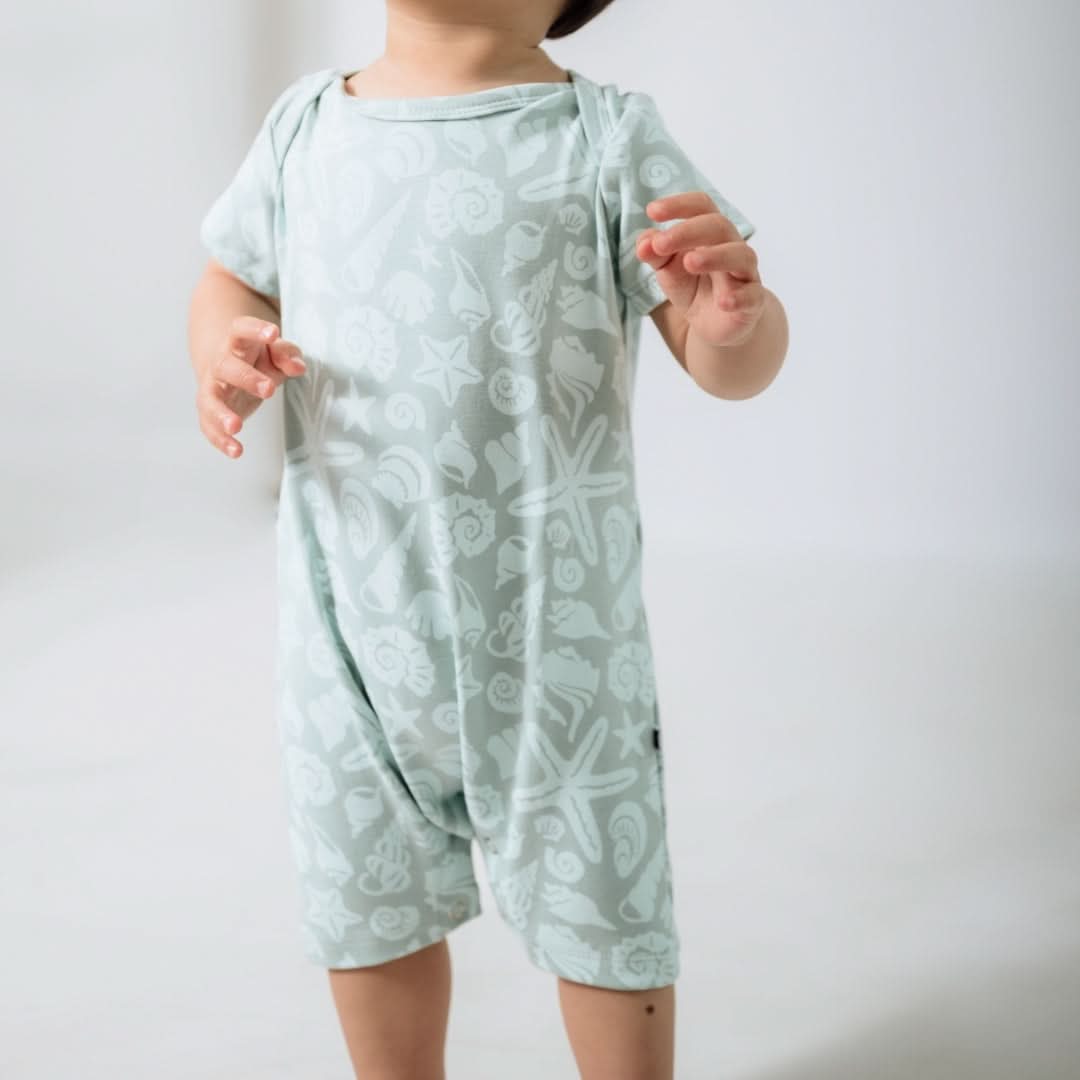 Baby Bamboo Shorts Romper | Digging It