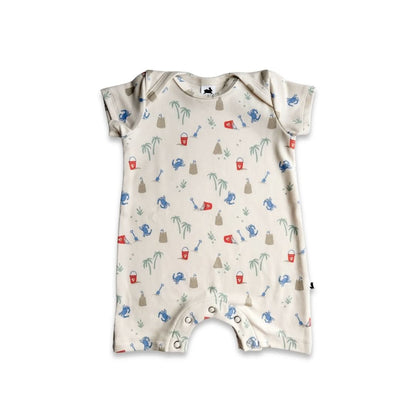 Baby Bamboo Shorts Romper | Coastal Keepsakes