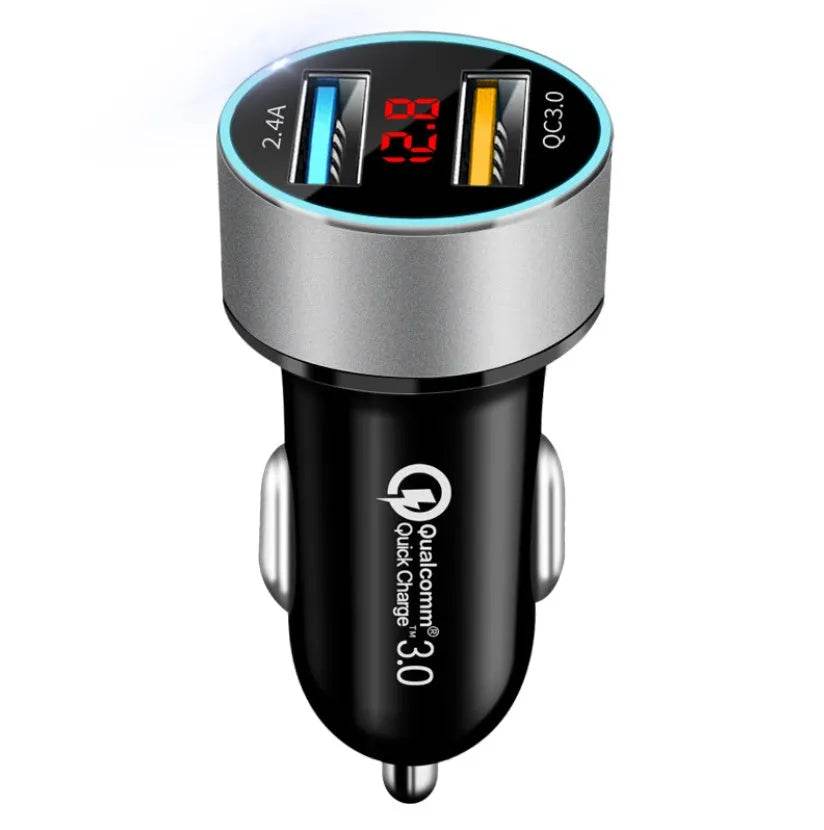 Fast Charging - Automobile Smart Digital LED display car charger