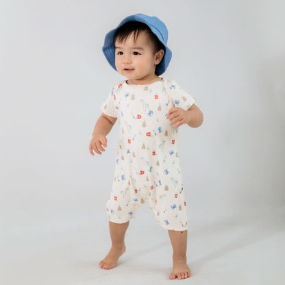 Baby Bamboo Shorts Romper | Coastal Keepsakes