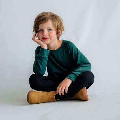 Baby/Kids' Bamboo Raglan Pullover | Dusty Lilac