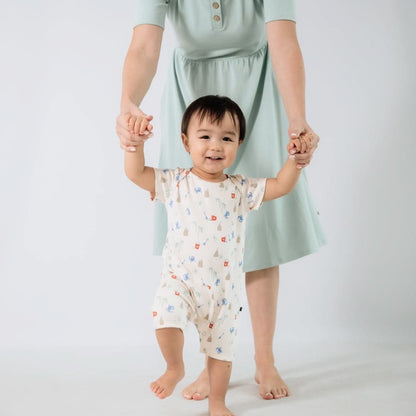 Baby Bamboo Shorts Romper | Coastal Keepsakes