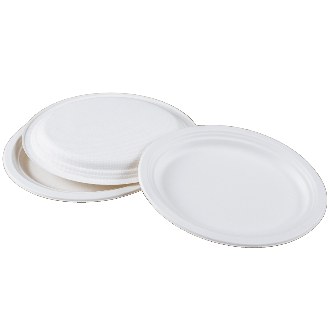 12.5" x 10" Oval Sugarcane Plate