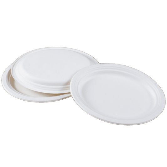 12.5" x 10" Oval Sugarcane Plate