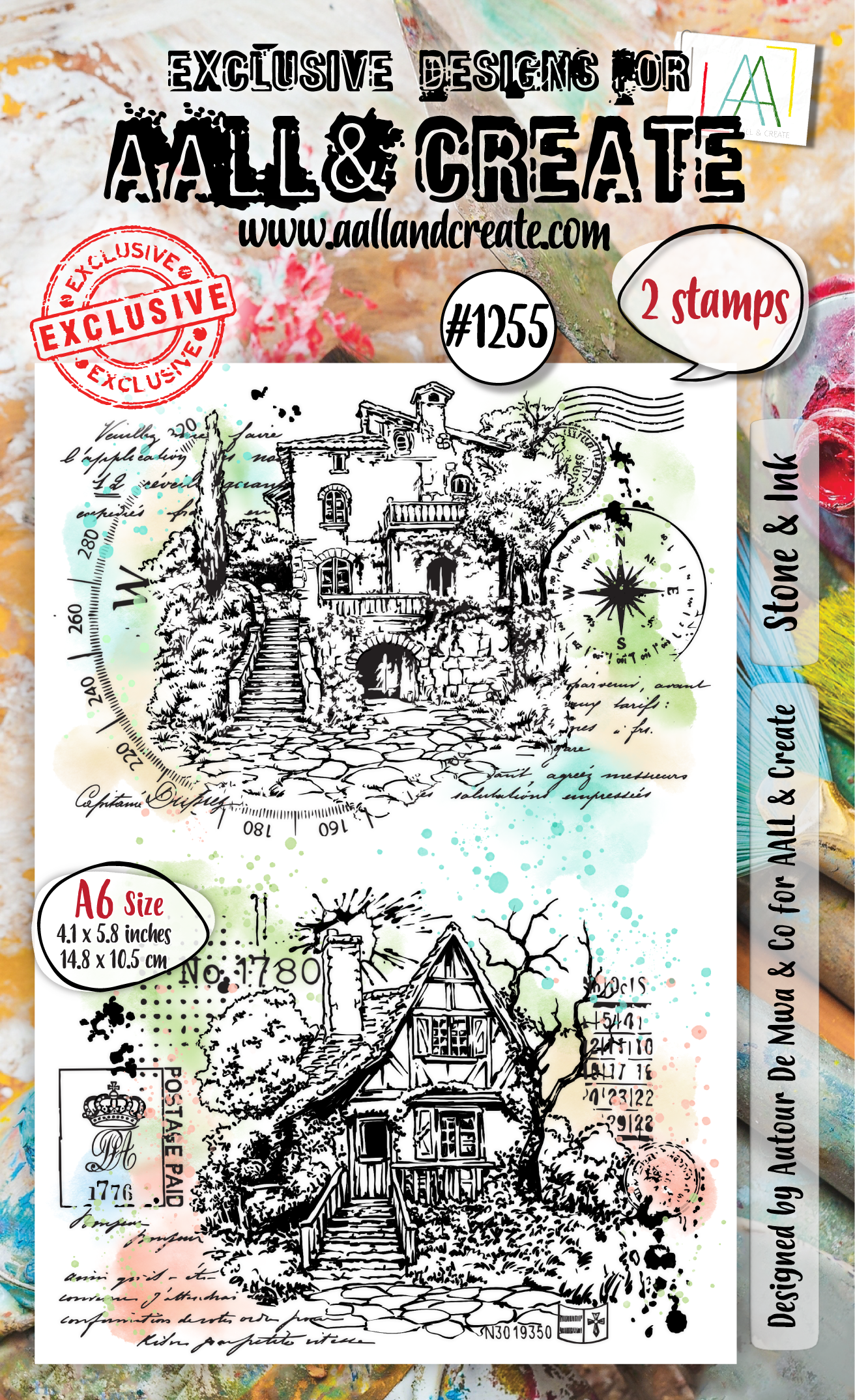 AALL and Create - Set de tampons A6 - Stone & Ink