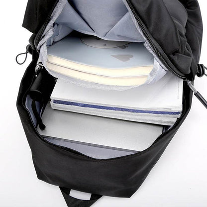 Plain Oxford Nylon Water resistant Backpack for Teens