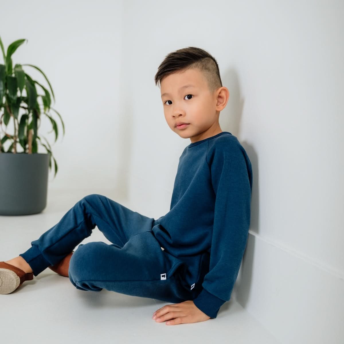 Baby/Kids' Bamboo Fleece Raglan Pullover | Dusty Lilac