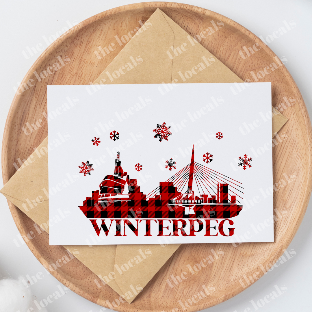 Carte de vœux Winnipeg « Winterpeg »