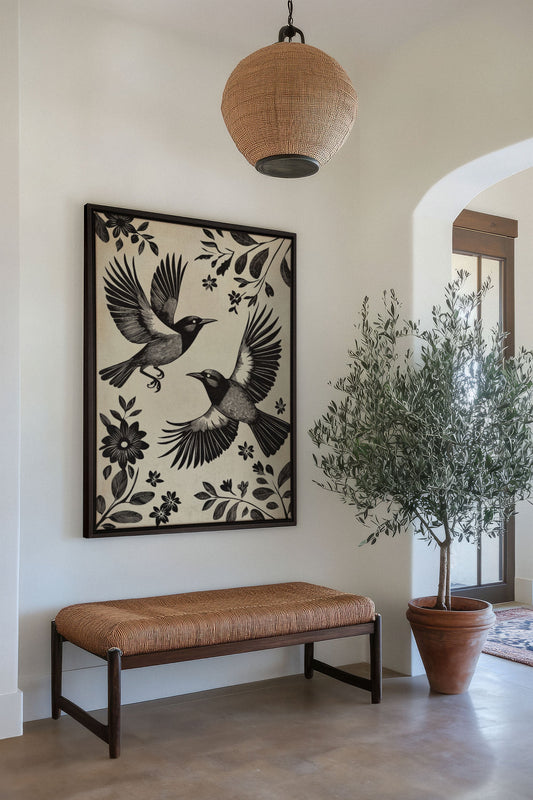 DARK WINGS, Œuvre sur toile tendue