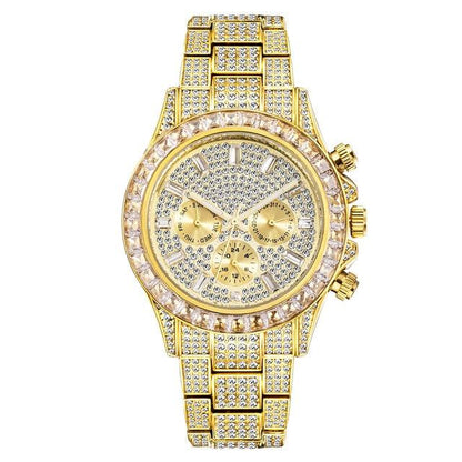 Rainbow Diamond Quartz Watch