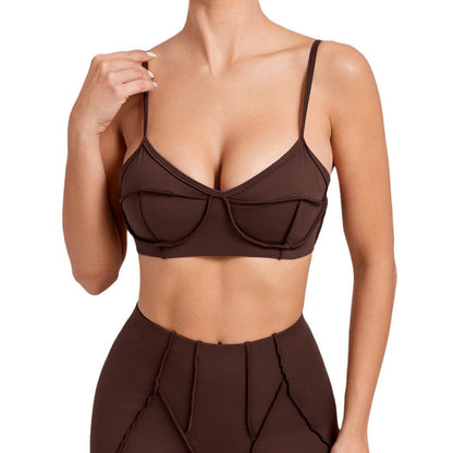 Soutien-gorge de sport maintien élevé pour la salle de sport, le yoga et l'exercice
