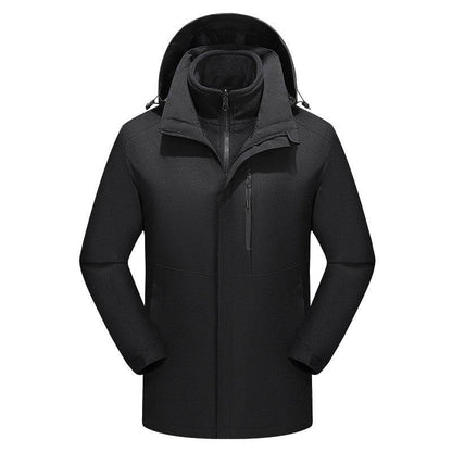 Smart Insulated Warm Detachable Hoodie Coat Jacket Men