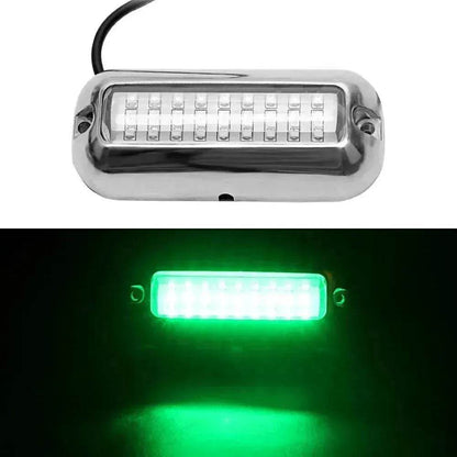 12V led 27 LED marine stainless steel lamp With extension Cable