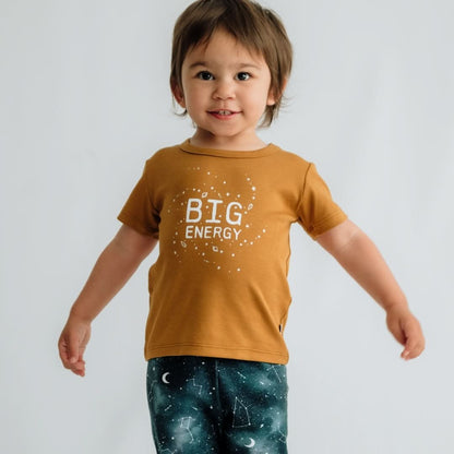 Baby/Kids' Bamboo Graphic T-Shirt | "Stay Wild Moonchild" | Rosewood