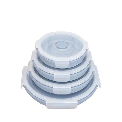 Silicone lunch containers