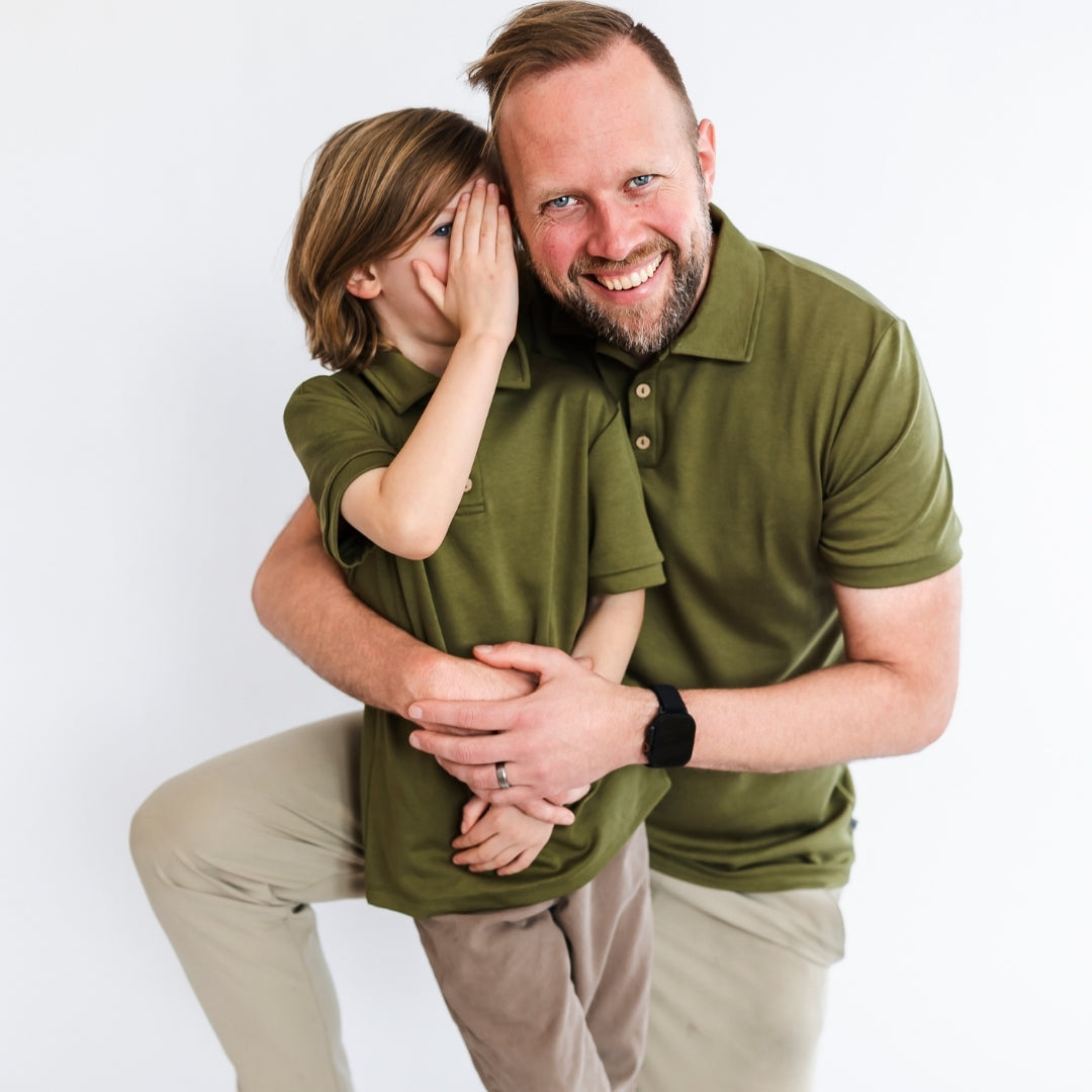 Men’s Bamboo Polo Shirt | Olive