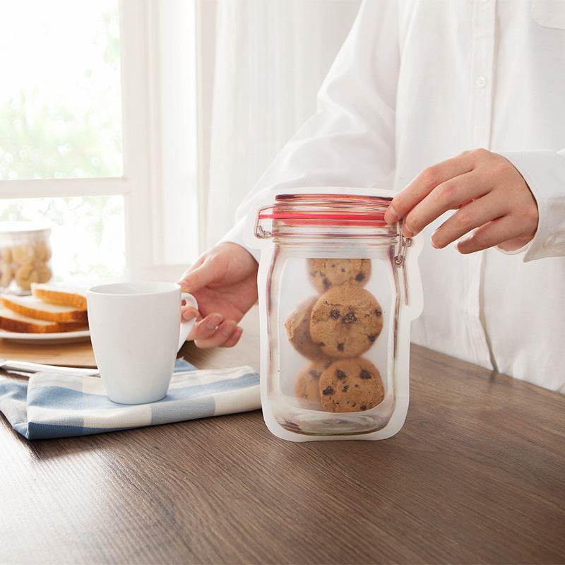 Reusable Snack Bag Biscuit seal Bag